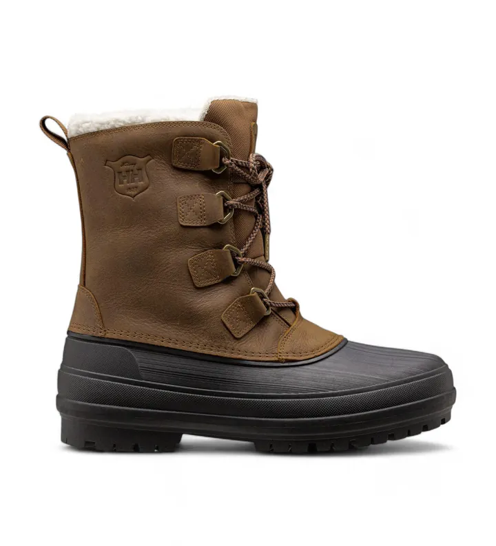 Helly Hansen para hombre. 11630 Botas de Piel Varanger Primaloft marrón (41), Plano, Cordones, Casual