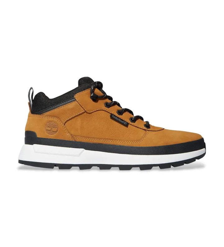 Timberland para hombre. TB1A2A152311 Zapatillas de piel Field Trekker marrón (40), Plano, Cordones, Casual