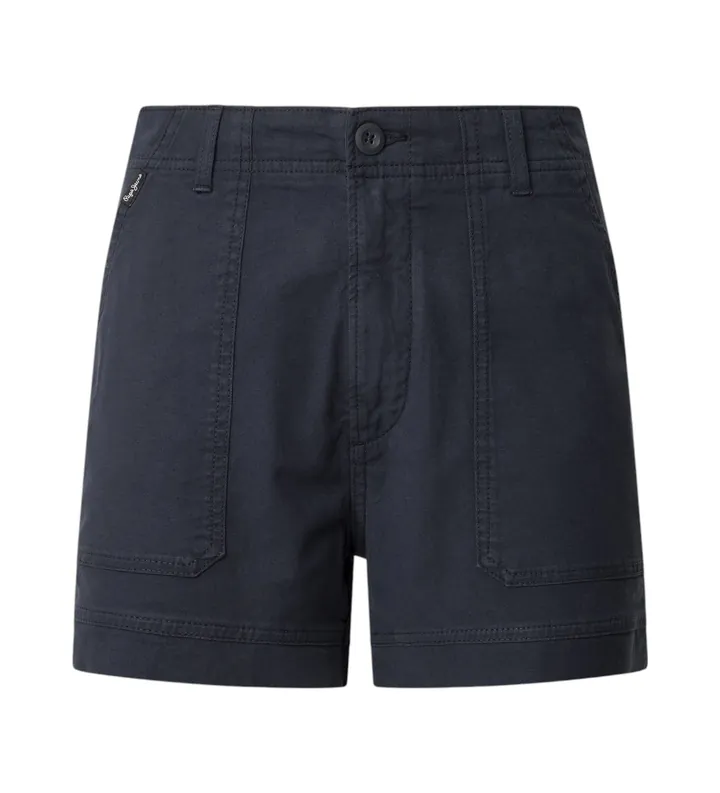 Pepe Jeans para mujer. PL801165 Short Valentine marino (S), Casual, Algodón, Sostenible
