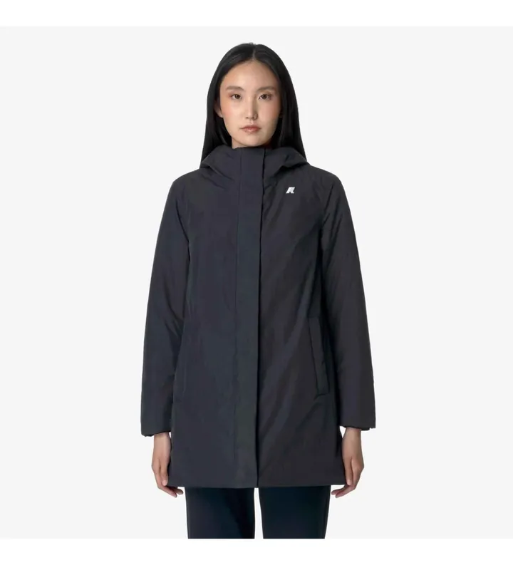 K-way para mujer. K71326W Parka Sophie Soft Touch marino (XL), Azul, Casual, Poliéster
