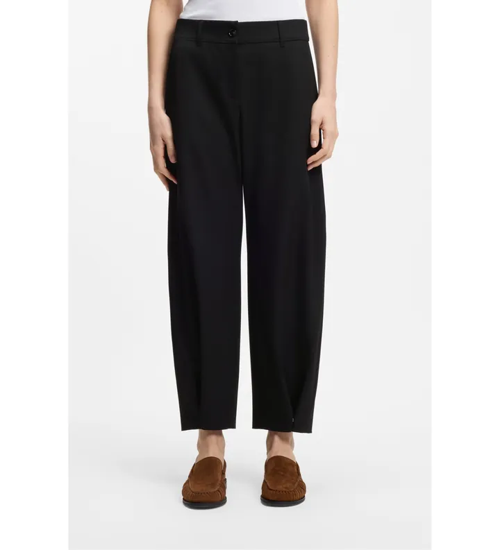 BOSS para mujer. 50553596 Pantalón Talara negro (34), Casual, Poliéster