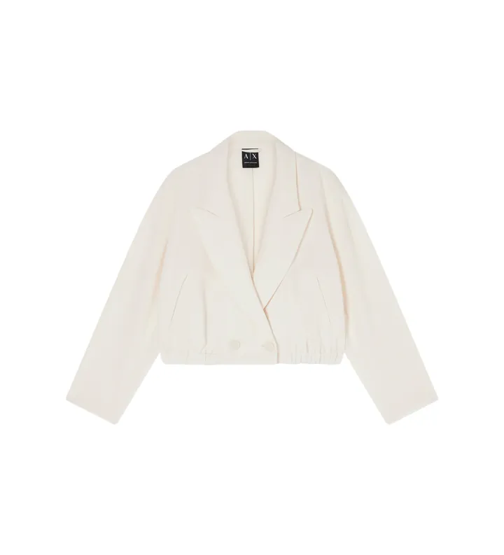 A|X Armani Exchange para mujer. XW002834AF21556U1003 Chaqueta Modern blanco (L), Casual, Poliéster