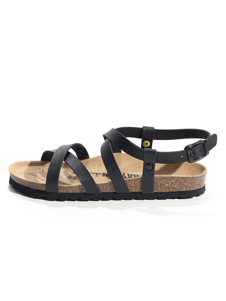 Bayton Sandalias con hebilla  negro