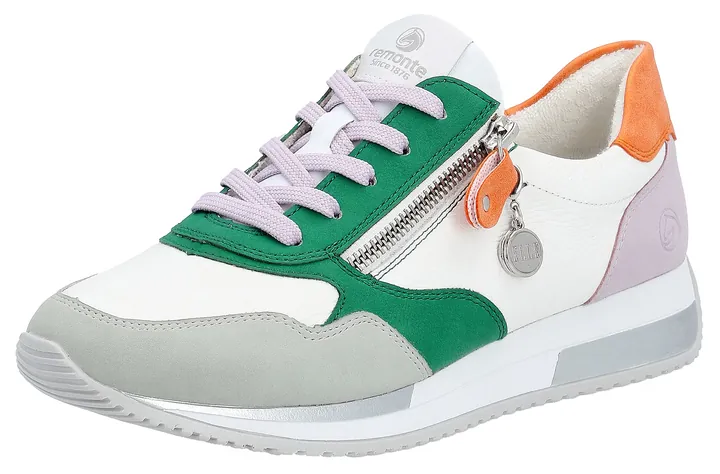 REMONTE Zapatillas deportivas bajas  gris / verde / coral / blanco