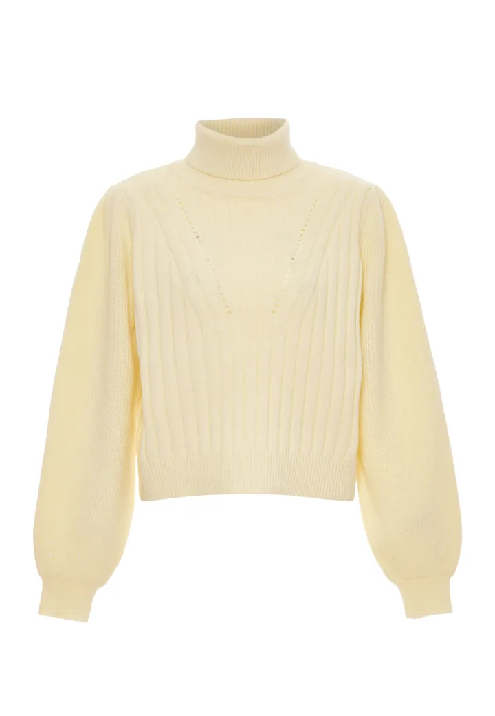 usha BLUE LABEL Jersey  blanco lana