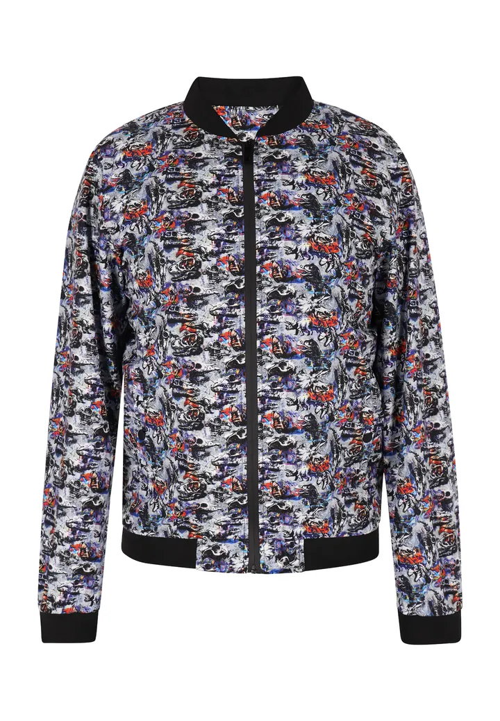 OCY Chaqueta de entretiempo azul / rojo / negro