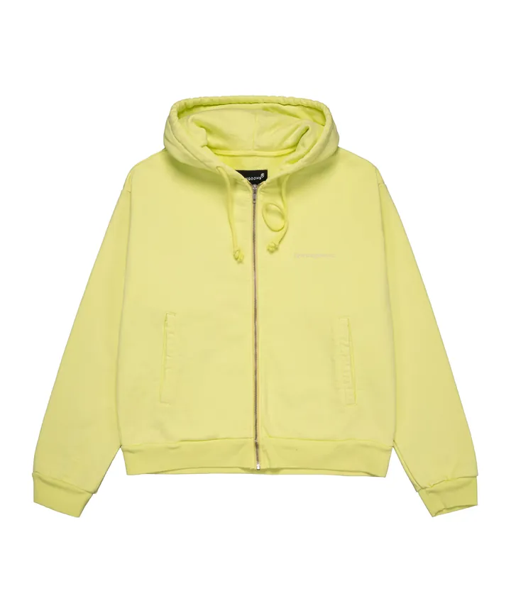 Noon Goons Sudadera con cremallera amarillo claro
