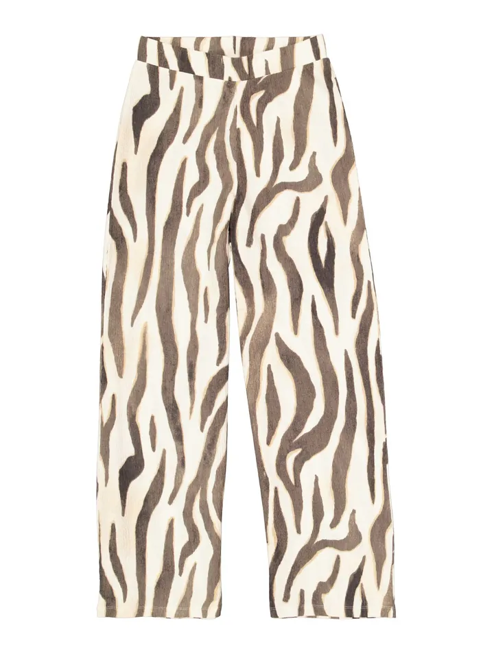 GARCIA Pantalón arena / marrón oscuro / blanco natural