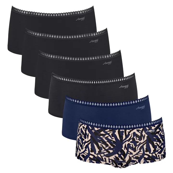 SLOGGI Panti beige / azul / negro