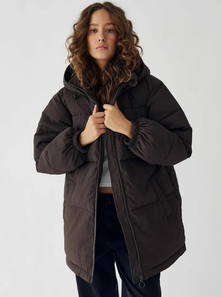 Noella Chaqueta de invierno ' Leister ' gris