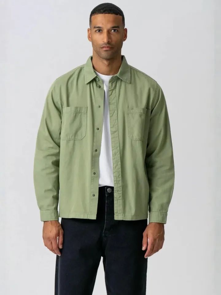 TEESHOPPEN Camisa ' Shirt '  verde claro