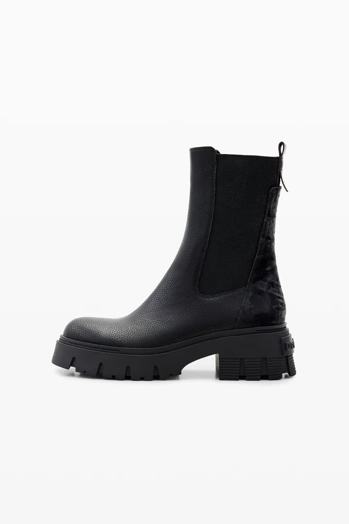 Desigual, Botas Chelsea truck elásticas, Negro, 36