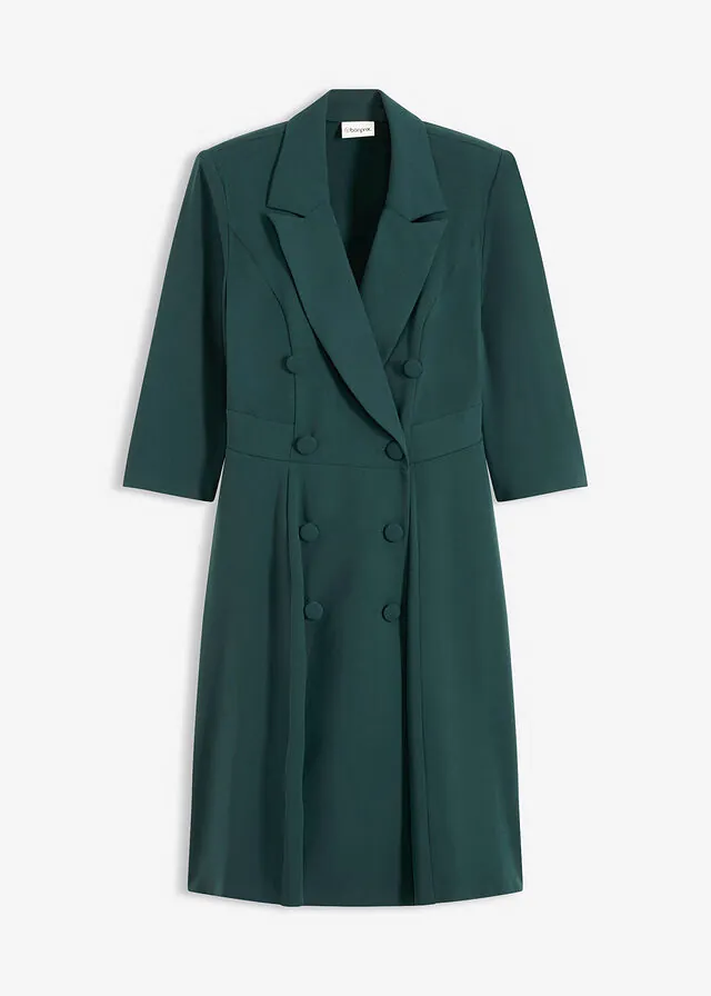 Vestido tipo americana con falda acampanada
