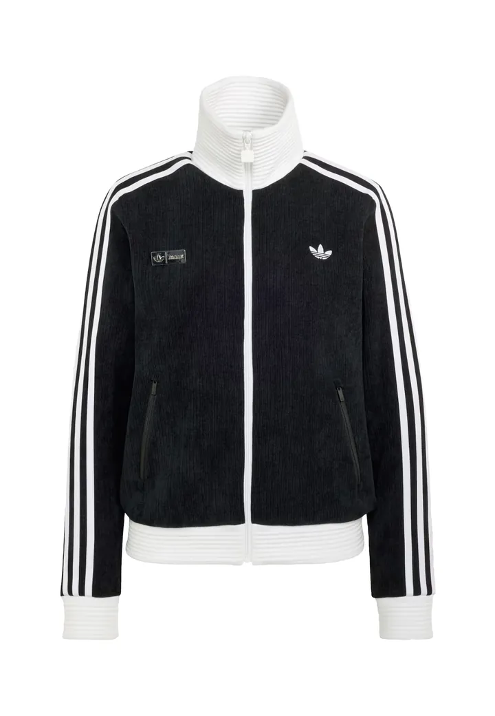 ADIDAS ORIGINALS Sudadera con cremallera 'Adiluna Season 2 x Jennie'  negro / blanco
