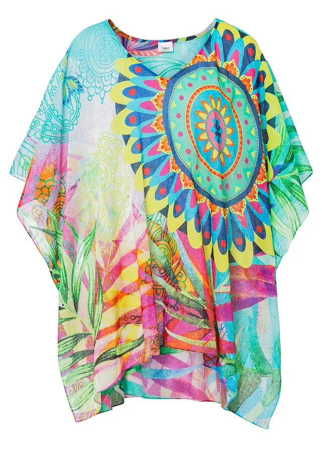 Poncho de viscosa ligera