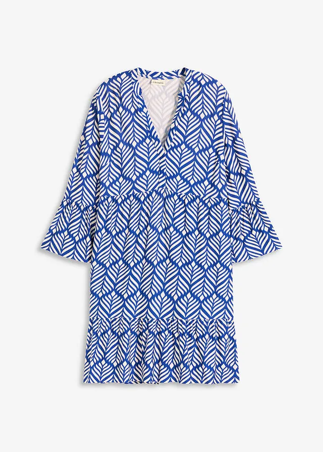 Vestido tipo túnica de punto de mezcla de viscosa suave