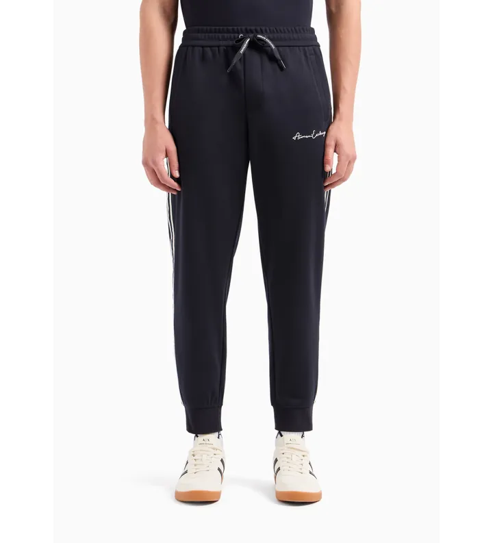 A|X Armani Exchange para hombre. 8NZPSGZ9N1Z1510 Jogger Polar marino (L), Casual, Poliéster