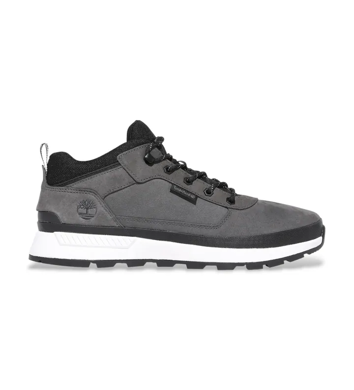 Timberland para hombre. TB1A2A230331 Zapatillas de piel Field Trekker gris (40), Plano, Cordones, Casual