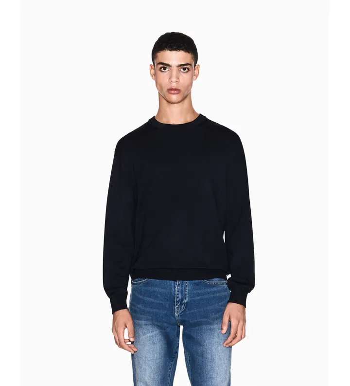 A|X Armani Exchange para hombre. XM001278AF10454UB101 Jersey Esencial marino (3XL), Casual, Viscosa