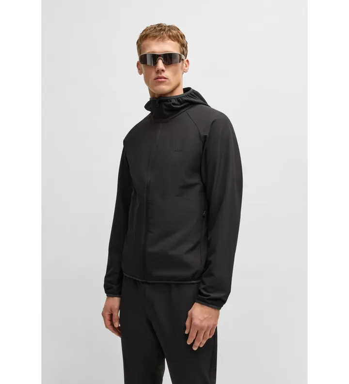 BOSS para hombre. 50542451 Chaqueta Commuter negro (3XL), Casual, Poliéster