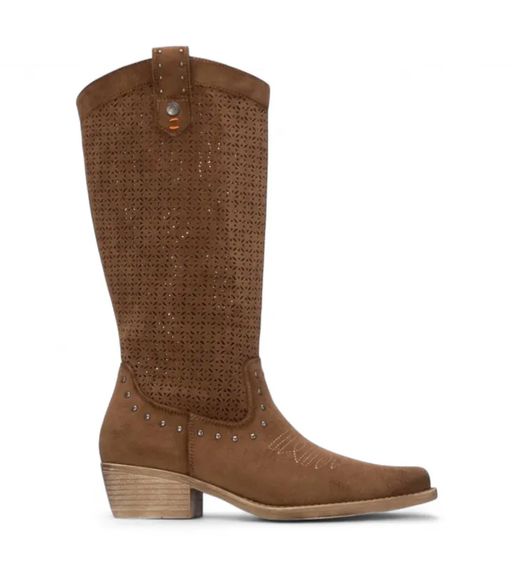 Refresh para mujer. 17529202-CAMEL Botas 175292 marrón (35), 3 a 5cm, Cremallera, Casual