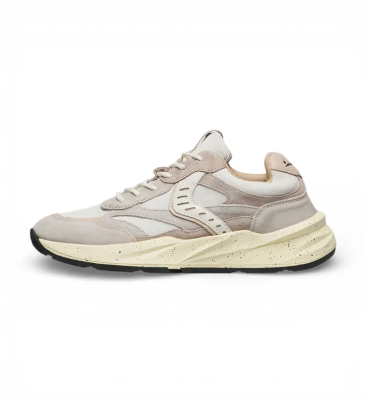 Voile blanche para hombre. 2019075 Zapatillas de Piel Club22 beige (40), Plano, Cordones, Casual
