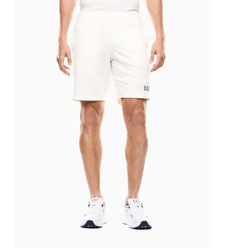 EA7 para hombre. 8NPS65_PJVRZ Shorts Core Identity blanco (3XL), Casual, Algodón