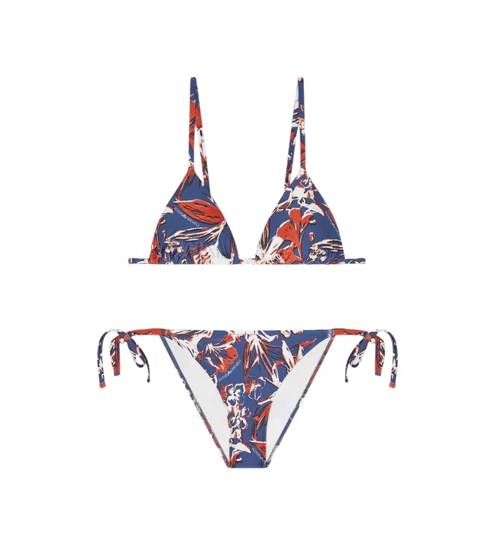 Emporio Armani para mujer. EW000799_AF20242 Bikini Logomania marino (L), Beachwear, Poliamida