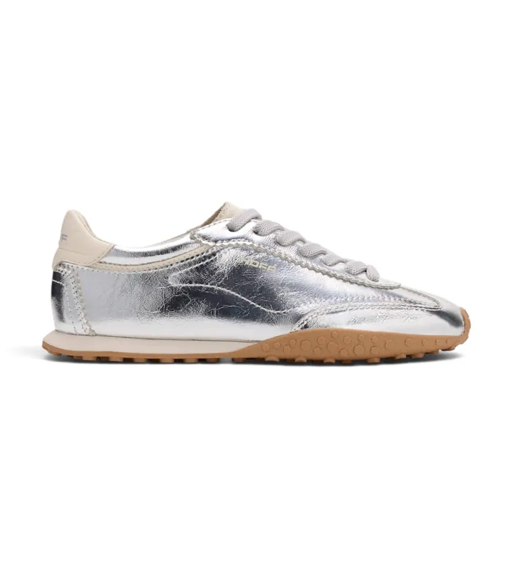 HOFF para mujer. 22661403 Zapatillas de Piel Bridge Fl plateado (36), Plata, Plano, Cordones, Casual