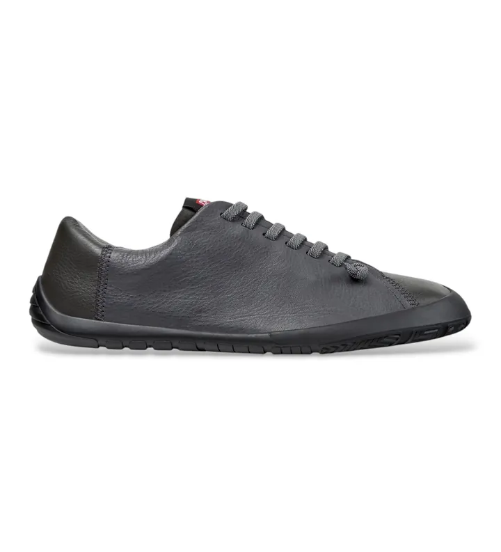 Camper para hombre. K101114-013 Zapatillas de piel Peu Path+ Twins gris (39), Plano, Cordones, Casual