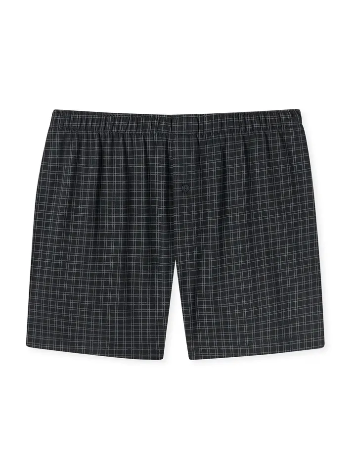 SCHIESSER Calzoncillo boxer ' Cotton Casuals '  negro