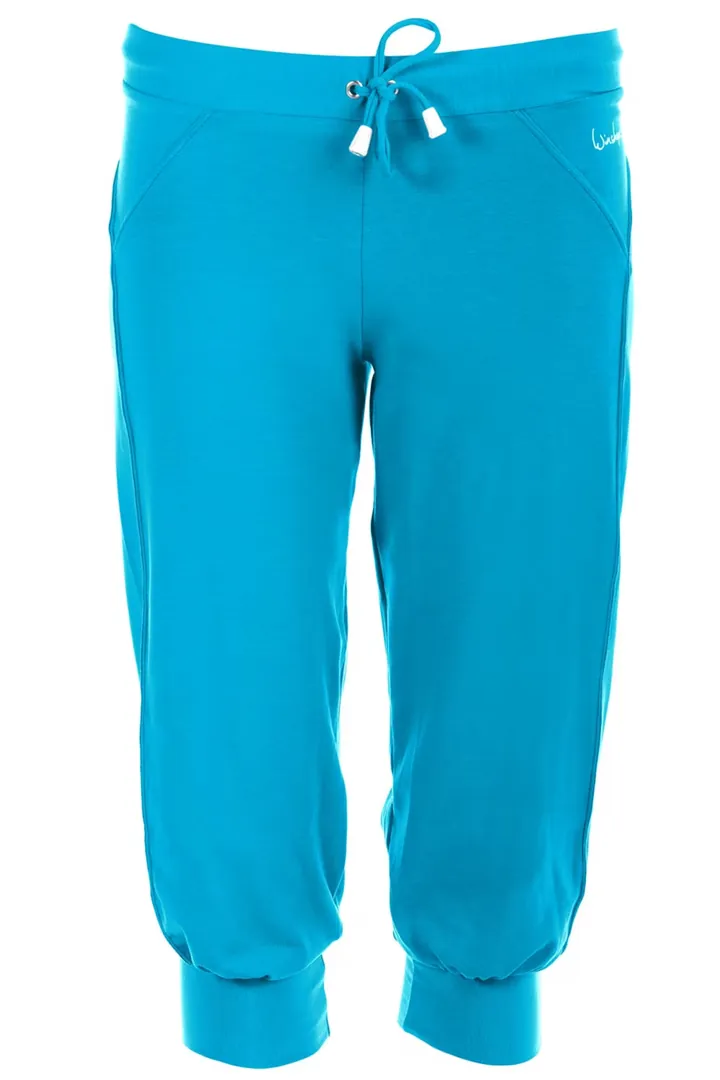 Winshape Pantalón deportivo 'WBE5' turquesa / blanco