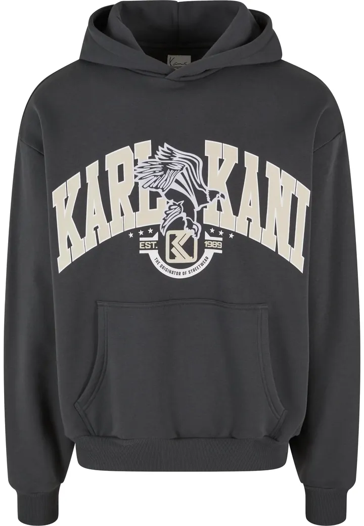 Karl Kani Sudadera crema / beige claro / gris oscuro