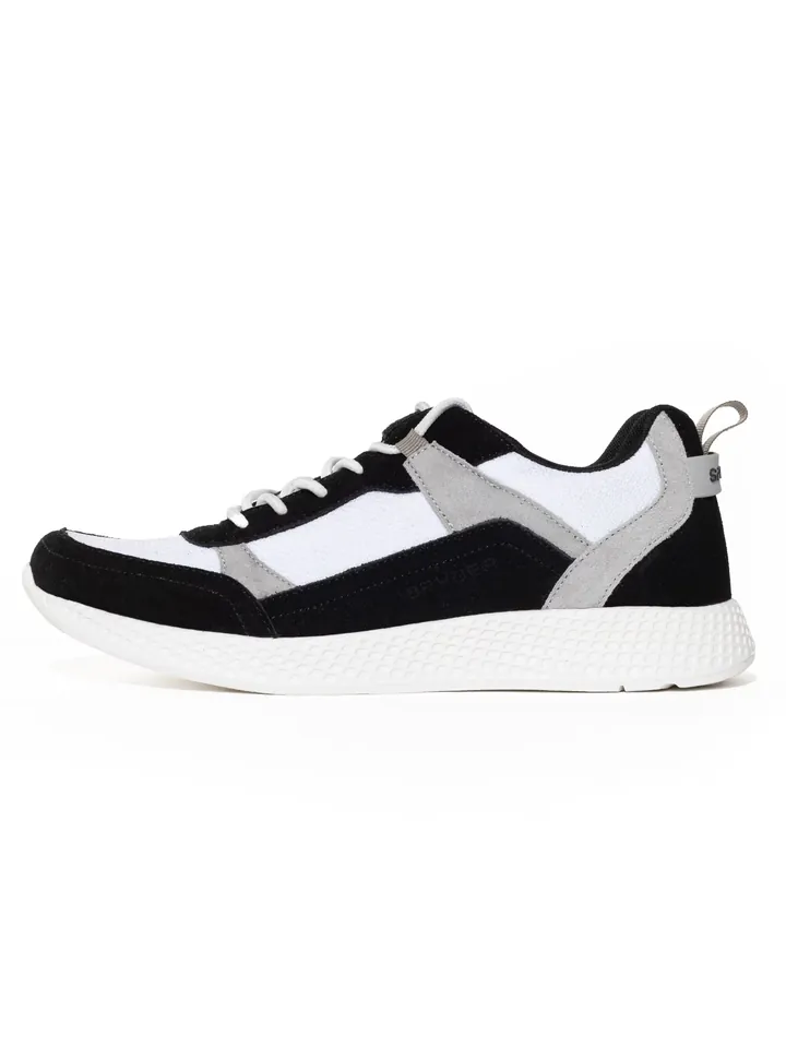 Spyder Zapatillas deportivas bajas gris / negro / blanco