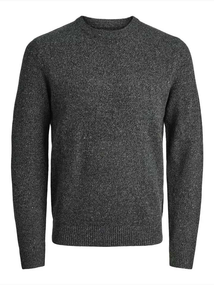 JACK & JONES Jersey 'JJ'  negro moteado