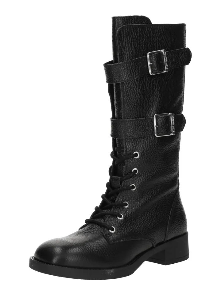 STEVE MADDEN Botas con cordones 'Zoey' negro