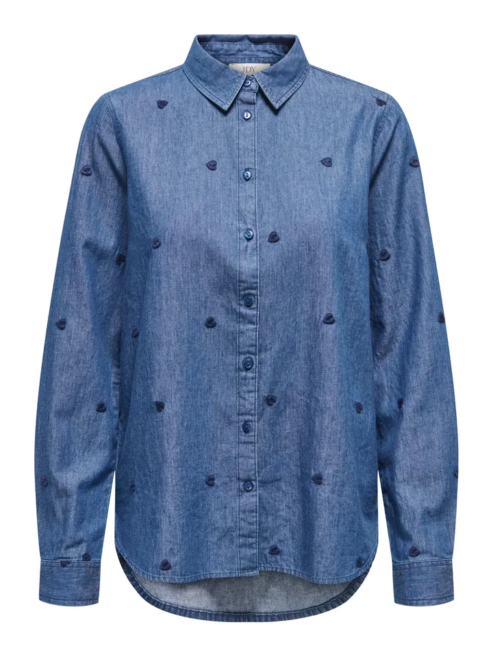 JDY Blusa 'JDYLOVE'  azul denim