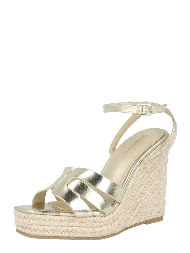GLAMOROUS Sandalias con hebilla oro