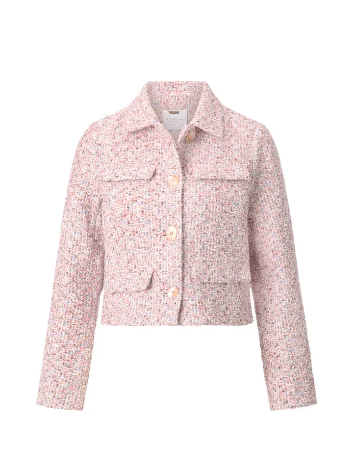 Rich & Royal Chaqueta de entretiempo  orquidea / blanco