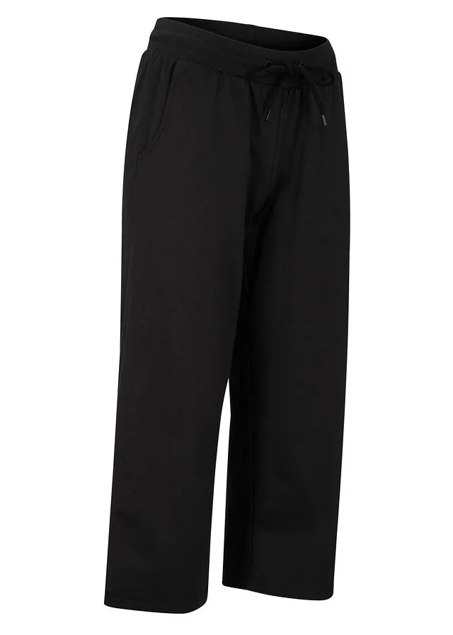 Pantalón de chándal de algodón orgánico hasta la pantorrilla