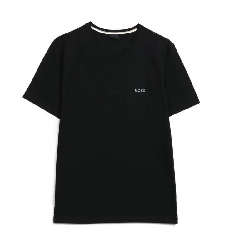 BOSS para hombre. 50515391 Camiseta Mix&Match negro (L), Homewear, Algodón, Manga corta