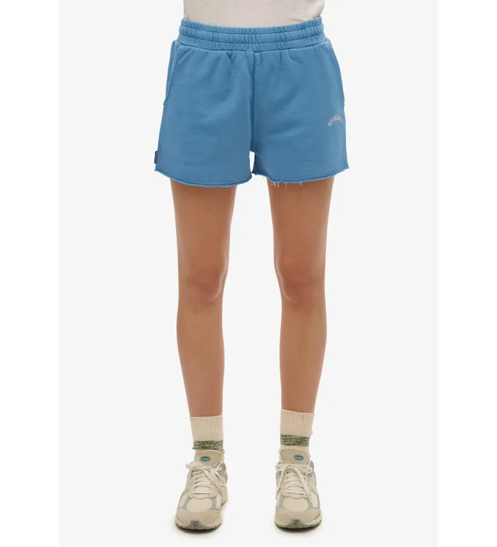 Superdry para mujer. W7110462A Short teñido Essential 
 azul (36), Casual, Algodón