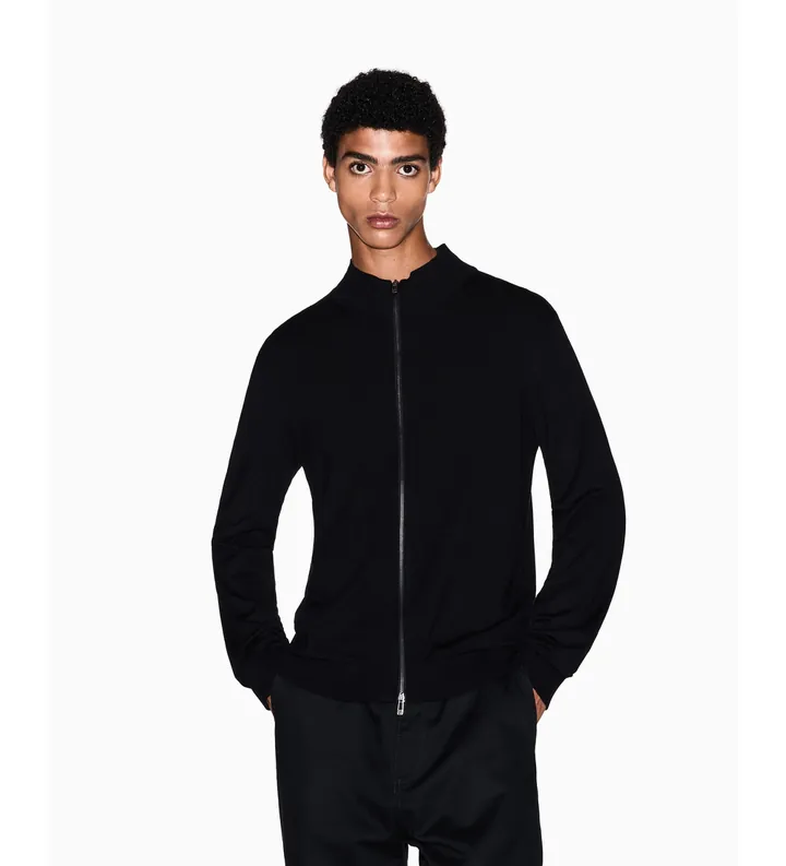 A|X Armani Exchange para hombre. XM001279AF10454UC001 Chaqueta Mezcla negro (L), Casual, Viscosa