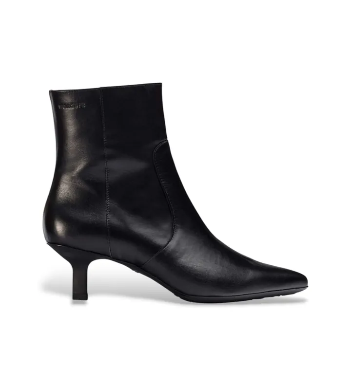 Wonders para mujer. G-7111 Zapatos de piel Flex Fit 11 negro (36), 1 a 3cm, Cremallera, Casual