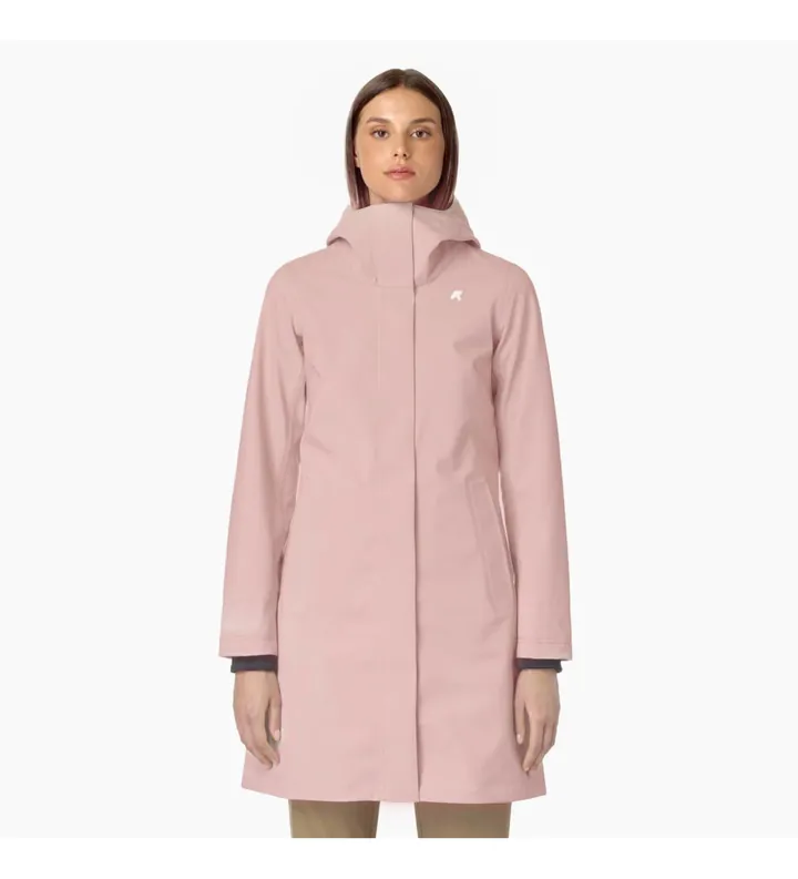K-way para mujer. K21489W Chaqueta Stephy Bonded rosa (XS), Casual, Nylon