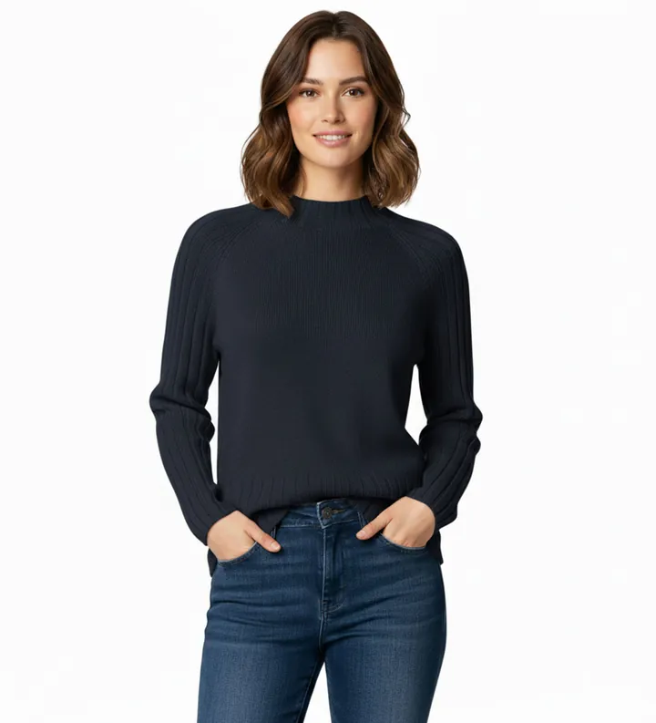 Pepe Jeans para mujer. PL7000056 Jersey Cherice Perkins marino (L), Casual, Poliéster
