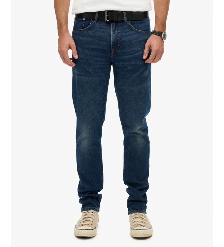 Superdry para hombre. M7010887A Jeans Slim Straight Vintage azul (30/32), Casual, Algodón, Denim