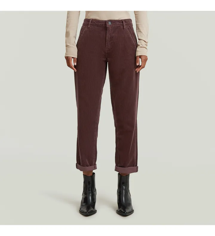 G-Star para mujer. D25257-E169-C074 Pantalón Kate Boyfriend Chino marrón (30/30), Casual, Algodón
