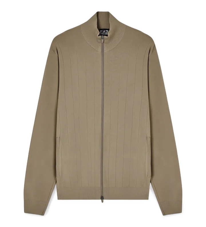 EA7 para hombre. 7M001701_AF22502 Jersey Golf Pro marrón (3XL), Casual, Poliéster, Manga larga