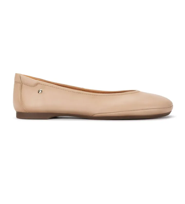 Pikolinos para mujer. W2S-2655CO Bailarinas de piel Carmona beige (36), Plano, Ninguno, Casual